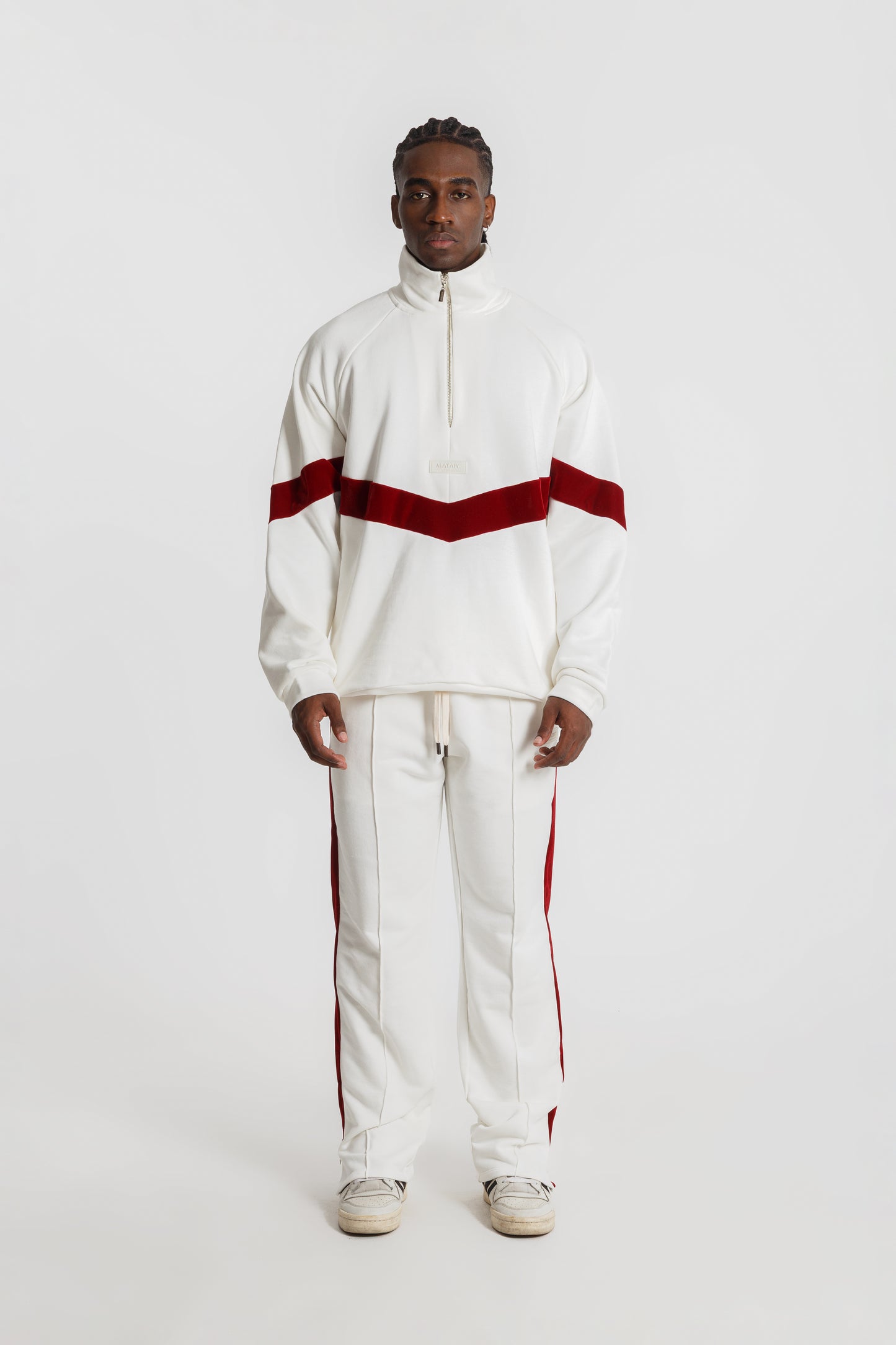 DUALITY white - redwine | Men